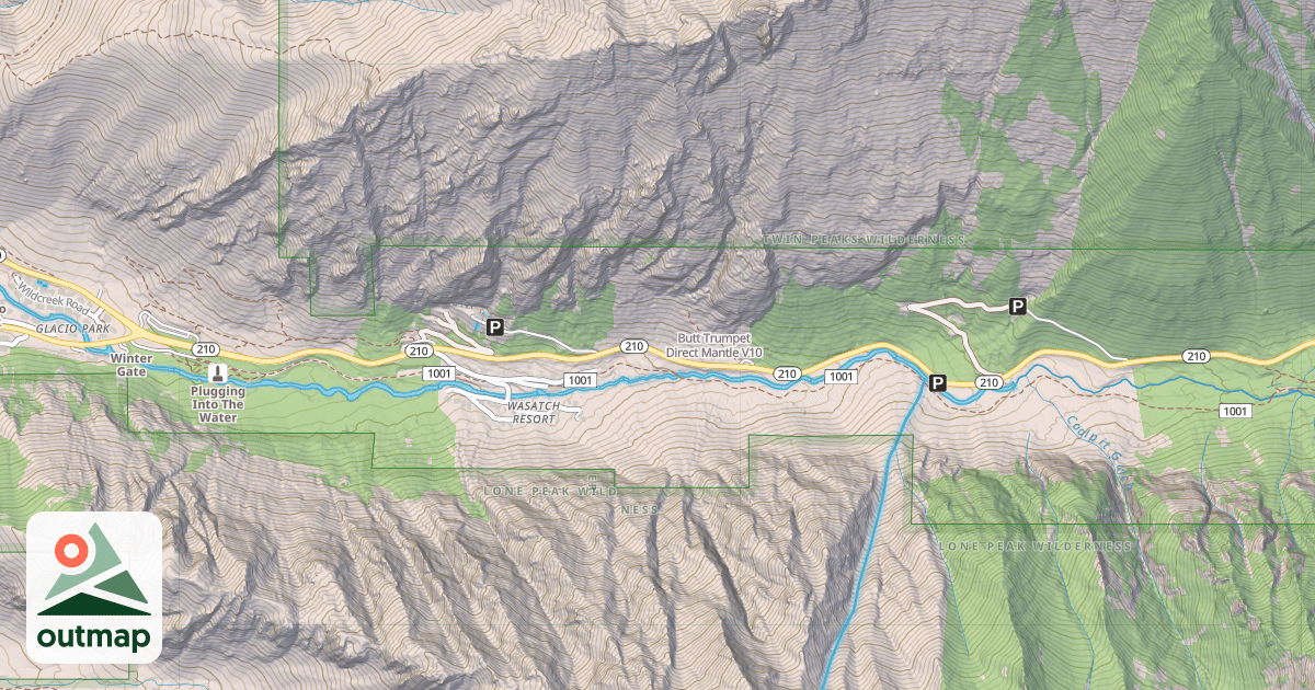 Map of Butt Trumpet Direct Mantle