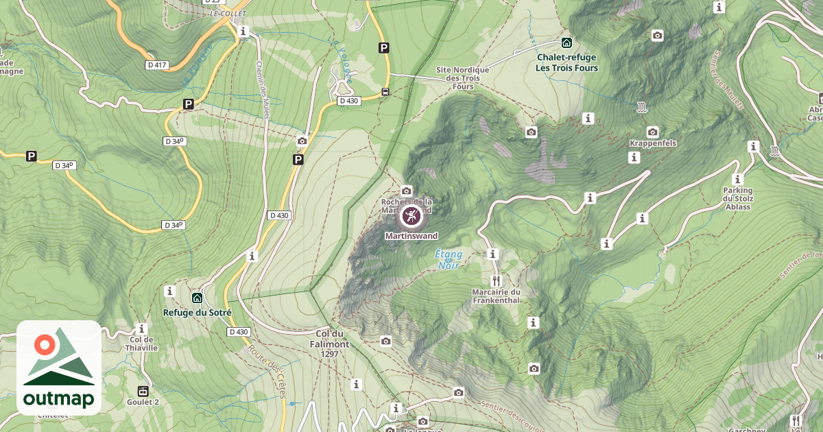 Map of Martinswand