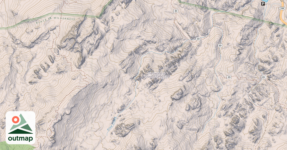 Map of The Decline of Outdoor Safety