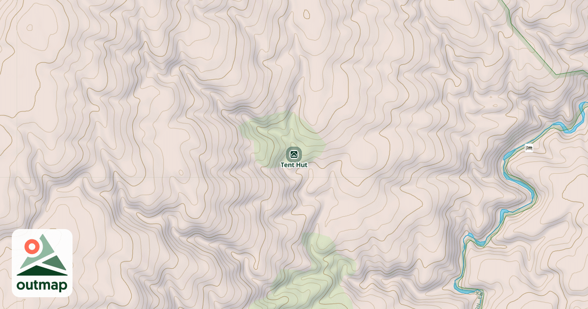 Map of Tent Hut