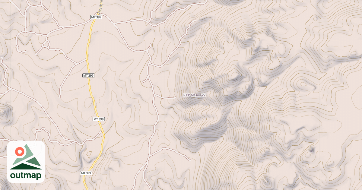 Map of R.I.P Mason