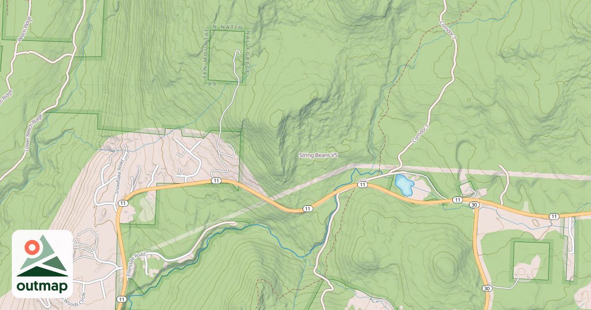 Map of String Beans