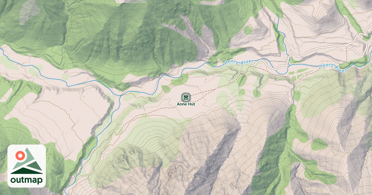 Map of Anne Hut
