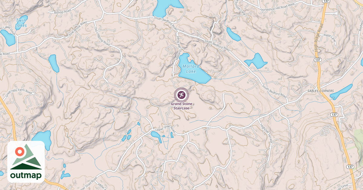 Map of Grand Stone Staircase