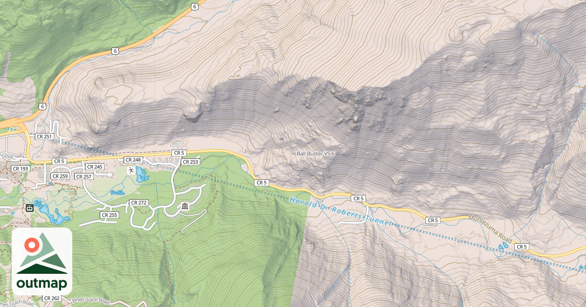 Map of Ball Buster