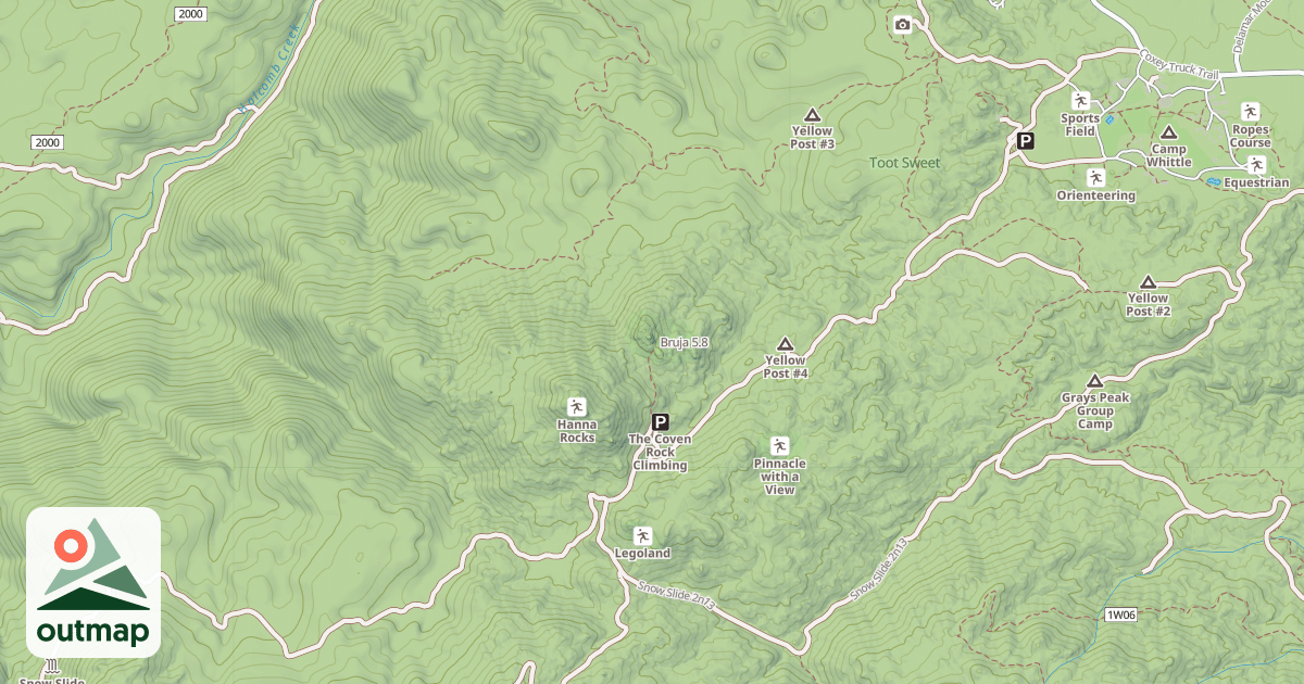Map of Bruja