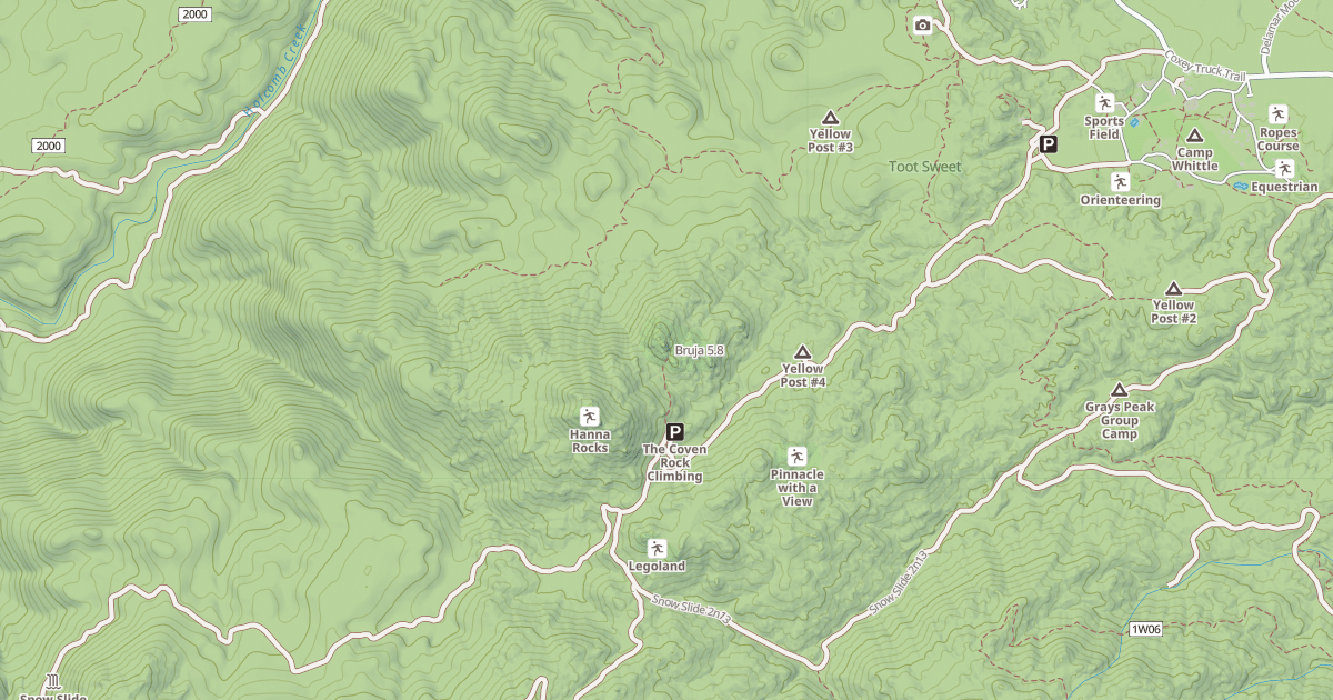Map preview of Bruja
