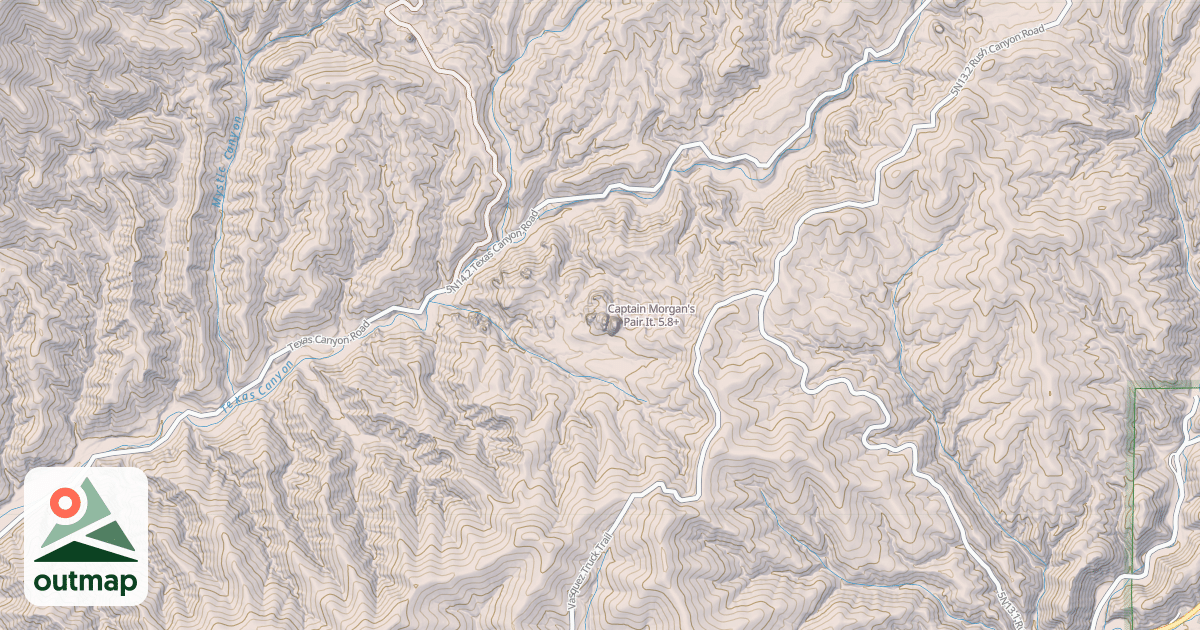 Map of Captain Morgan's Pair It.