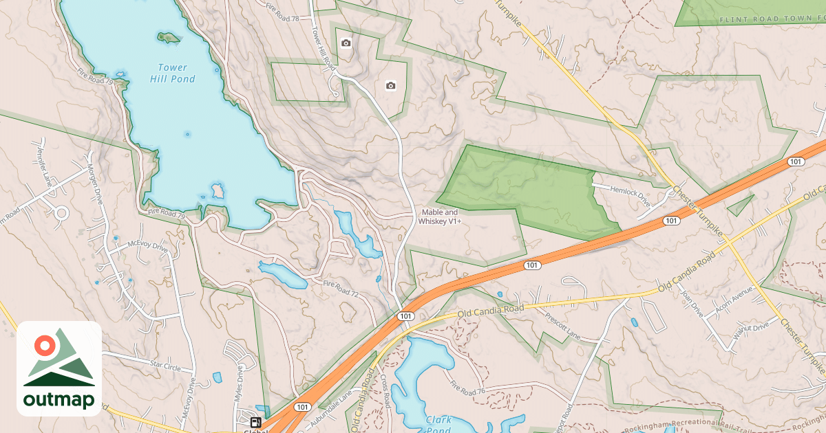 Map of Mable and Whiskey