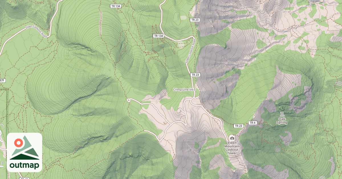 Map of Crimp Line