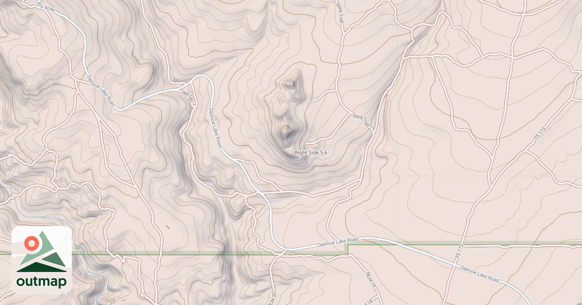 Map of Right Side