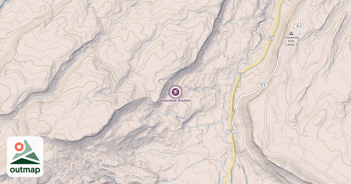 Map of Babadook Boulder