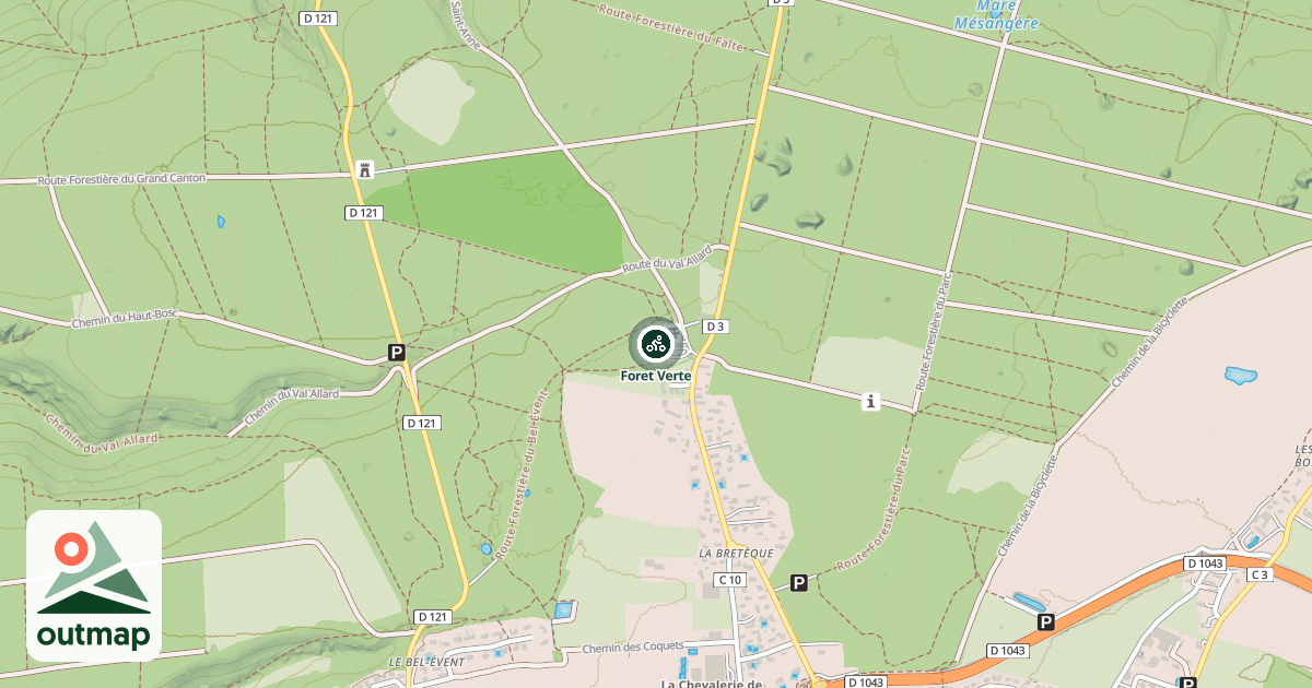 Map of Foret Verte