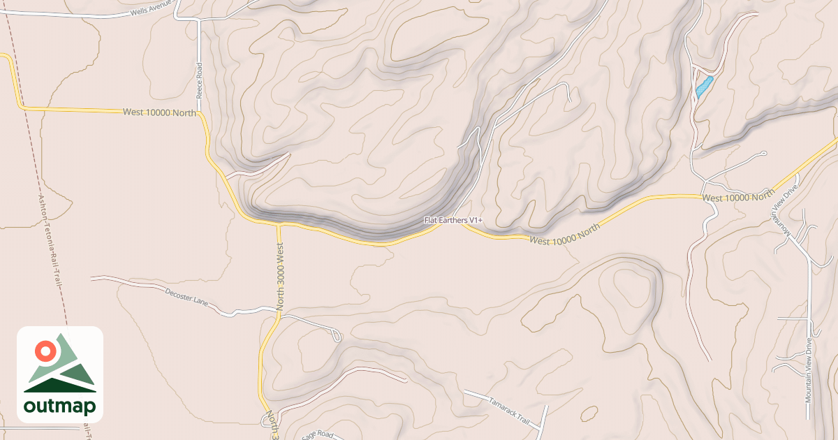 Map of Flat Earthers