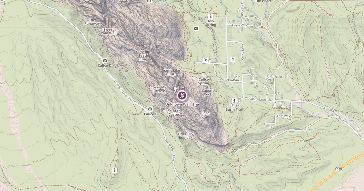 Map preview of Unknown Wall, The