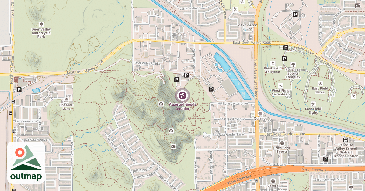 Map of Assorted Goods Boulder
