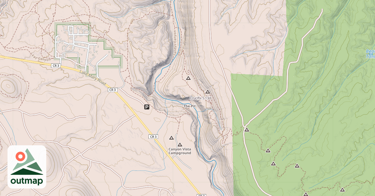 Map of Crucifix