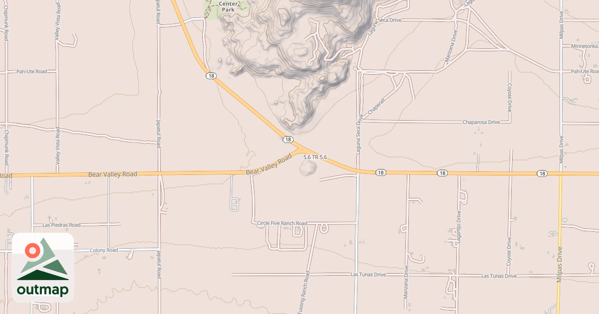 Map of 5.6 TR