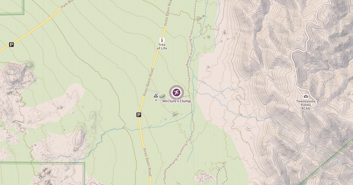 Map preview of McClure's Clump
