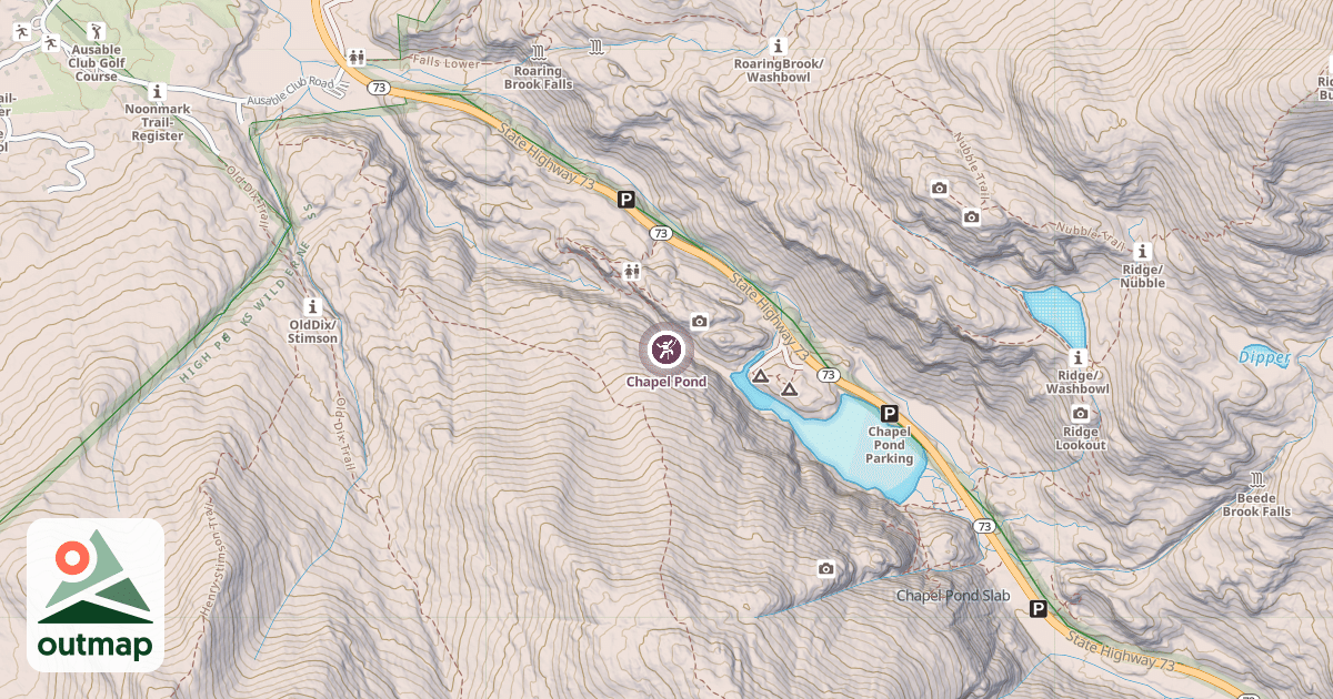 Map of Chapel Pond