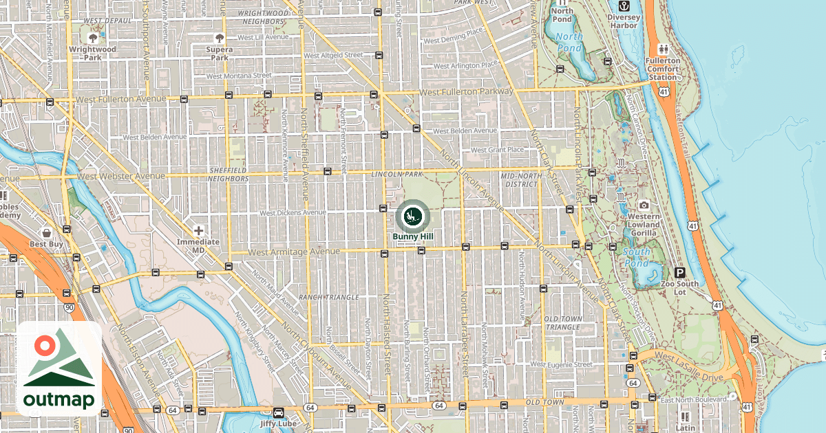 Map of Bunny Hill