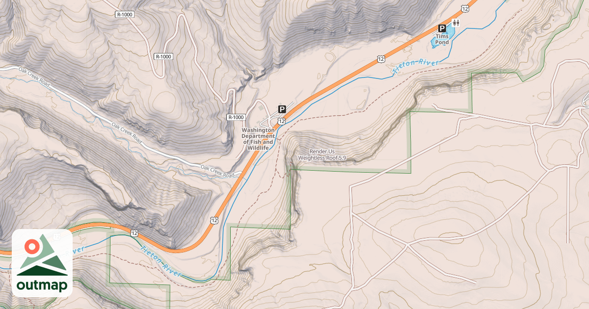 Map of Render Us Weightless Roof