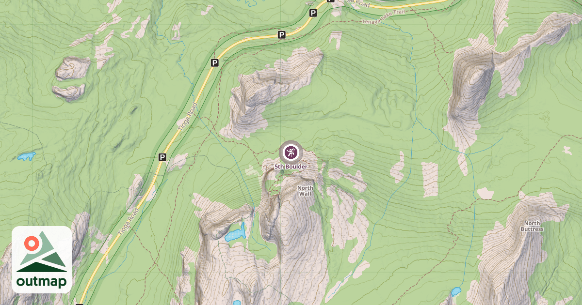 Map of 5th Boulder