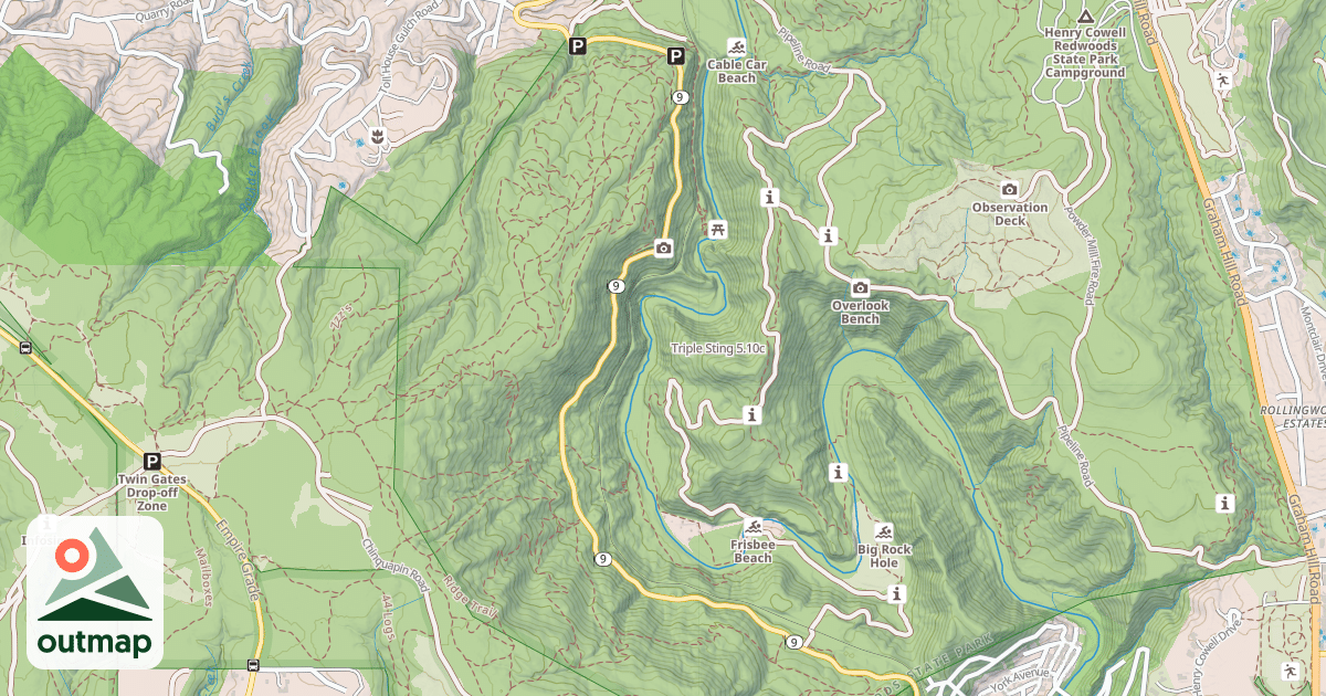 Map of Triple Sting