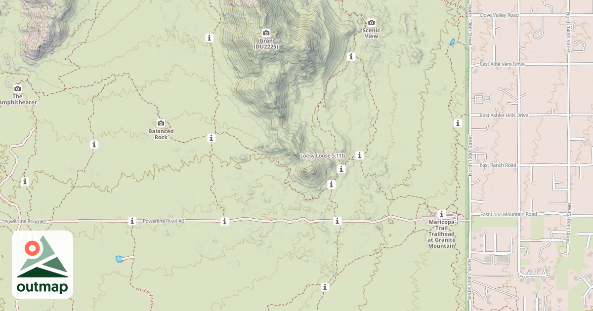 Map of Loosy Loose