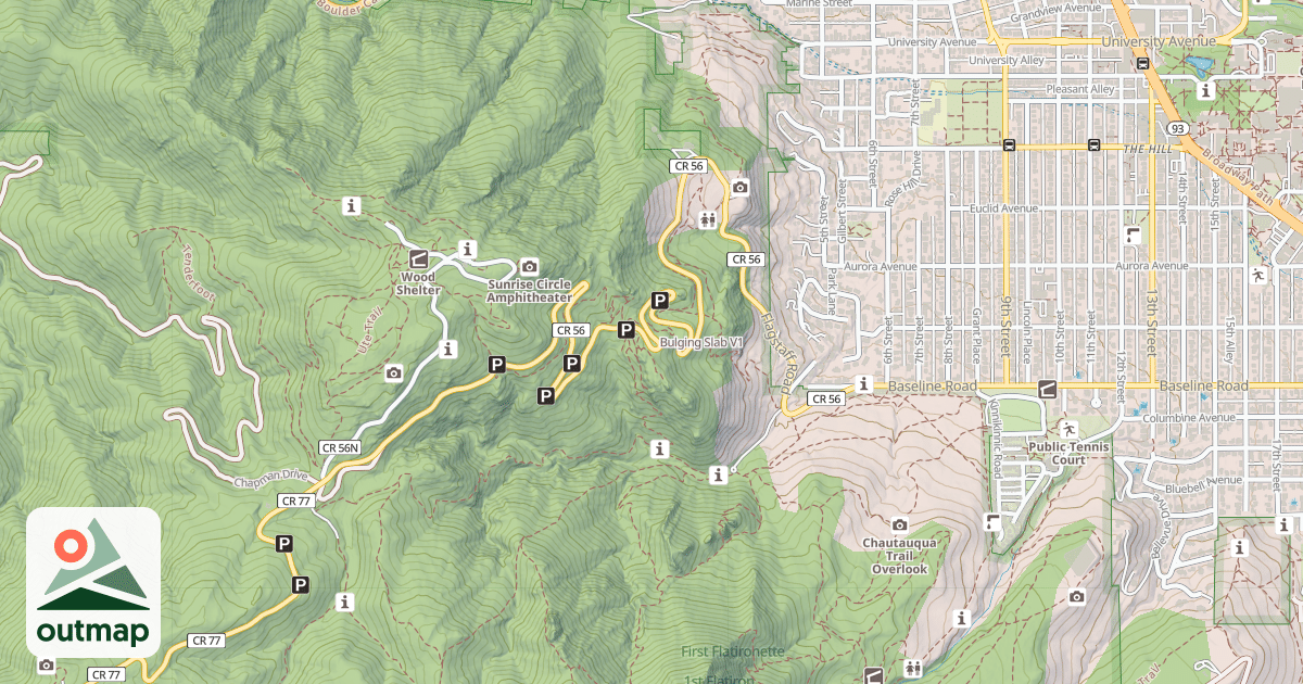 Map of Bulging Slab