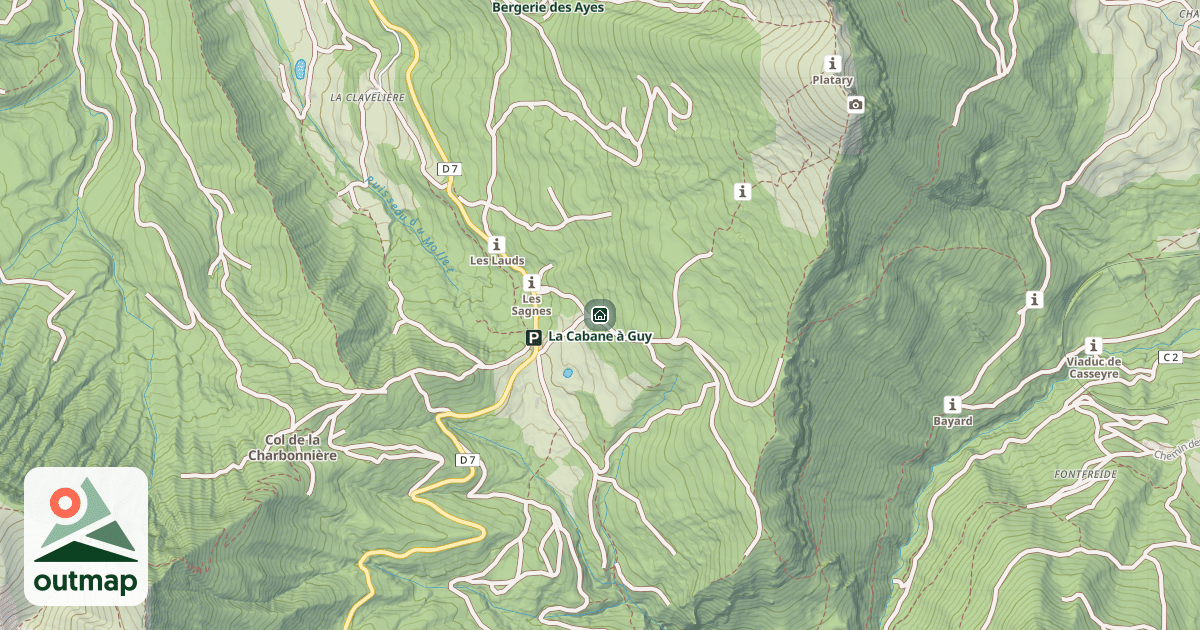 Map of La Cabane à Guy