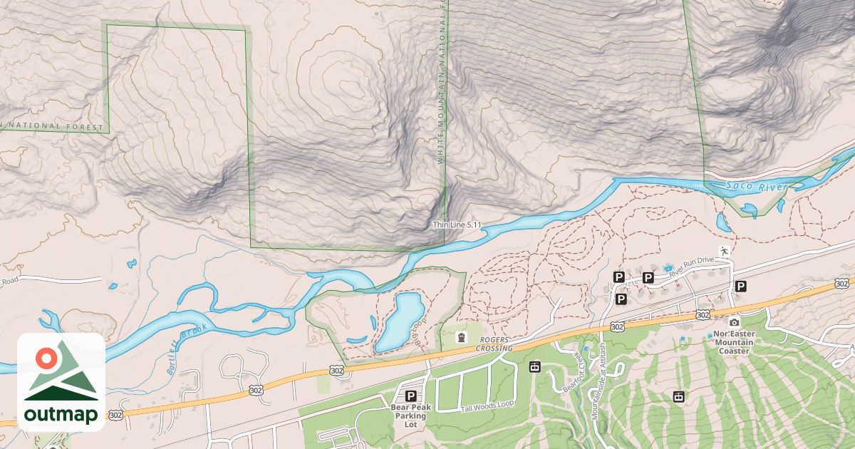 Map of Thin Line