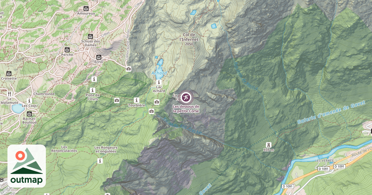 Map of Les dessous de la petite Corse