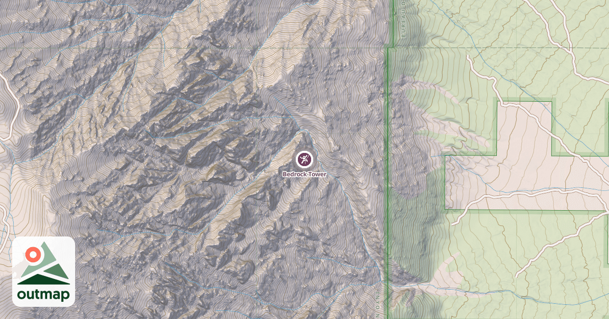 Map of Bedrock Tower