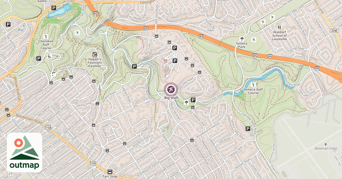 Map of Big Wall