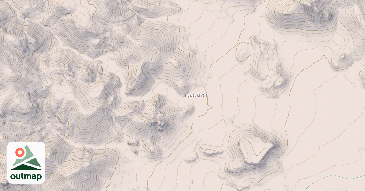Map of Pig’s Bowl