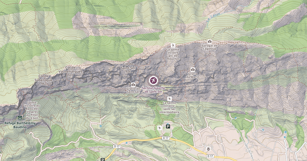 Map preview of Secteur Gauche de Saint-Ser