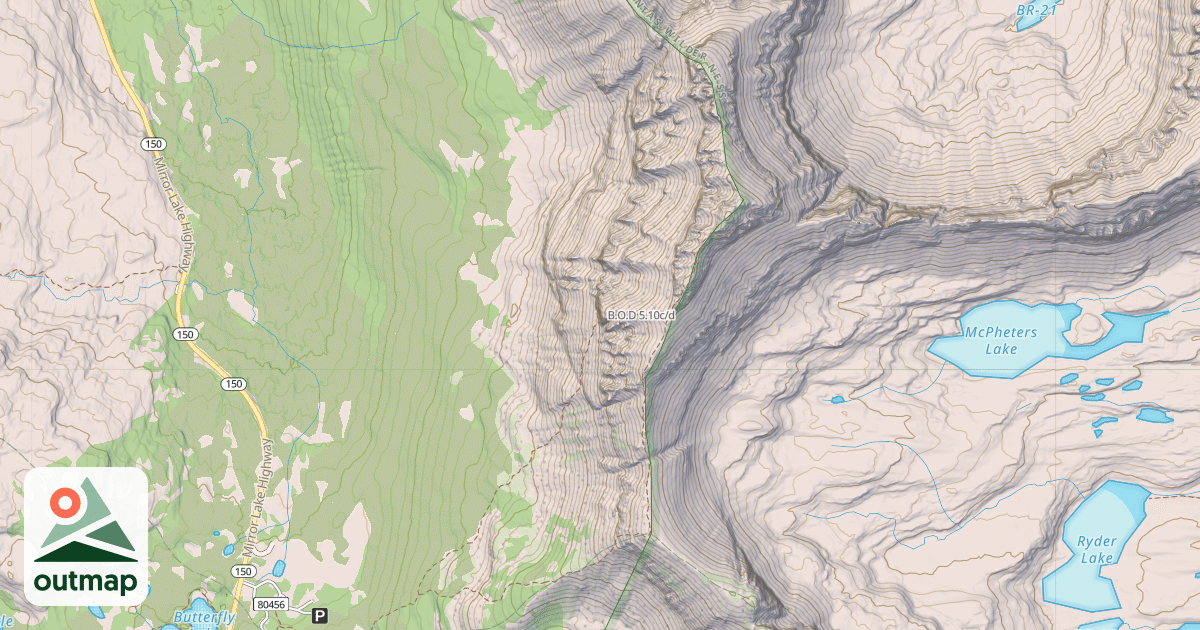 Map of B.O.D