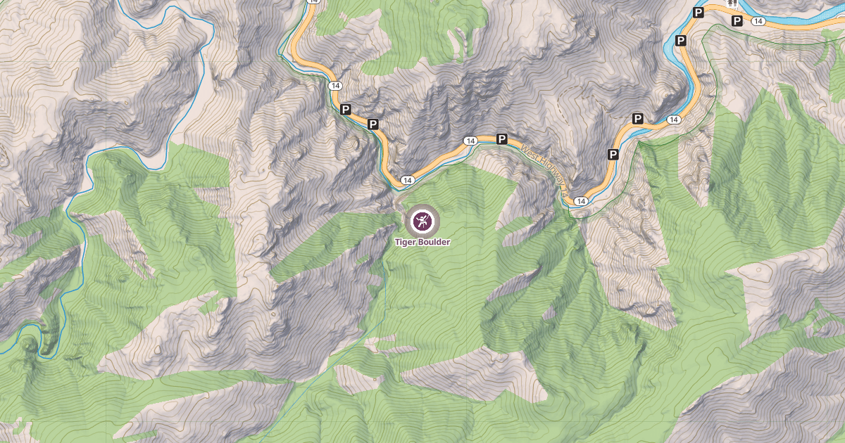 Map preview of Tiger Boulder
