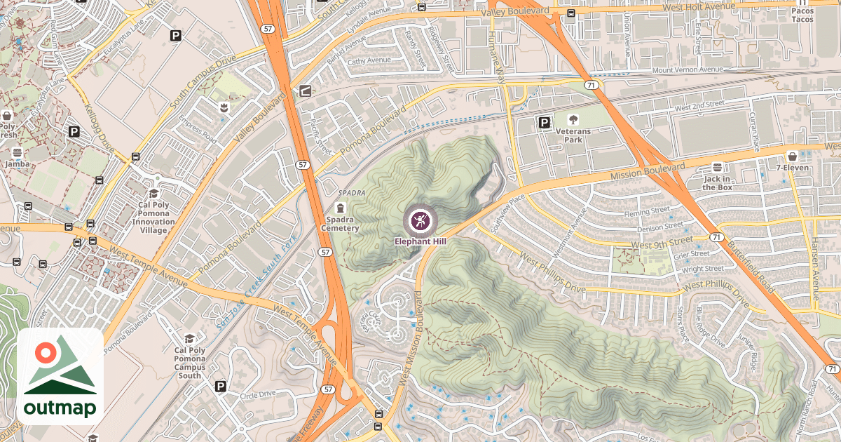 Map of Elephant Hill
