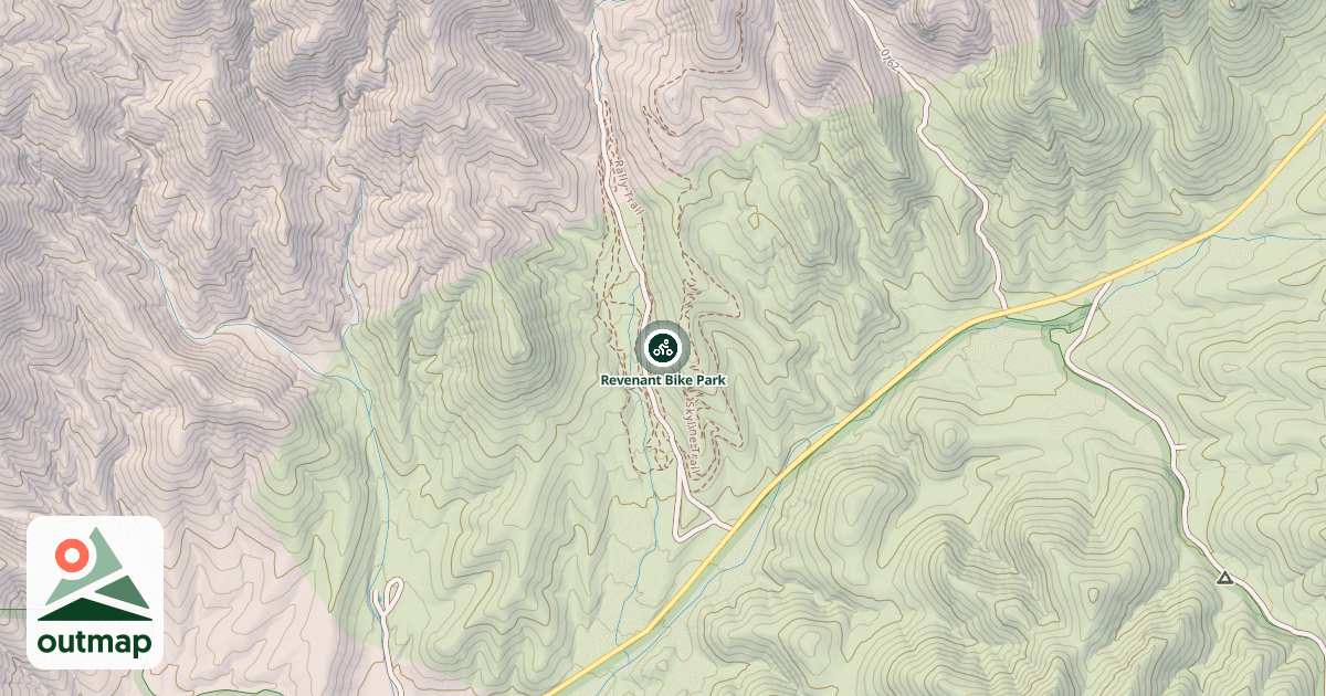 Map of Revenant Bike Park