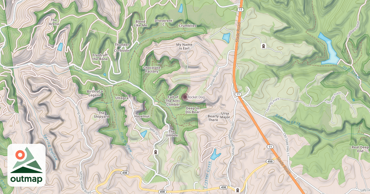 Map of Rocket Dog