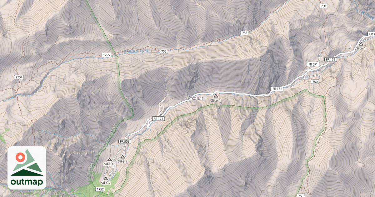 Map of TKO