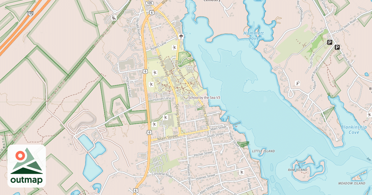 Map of School by the Sea