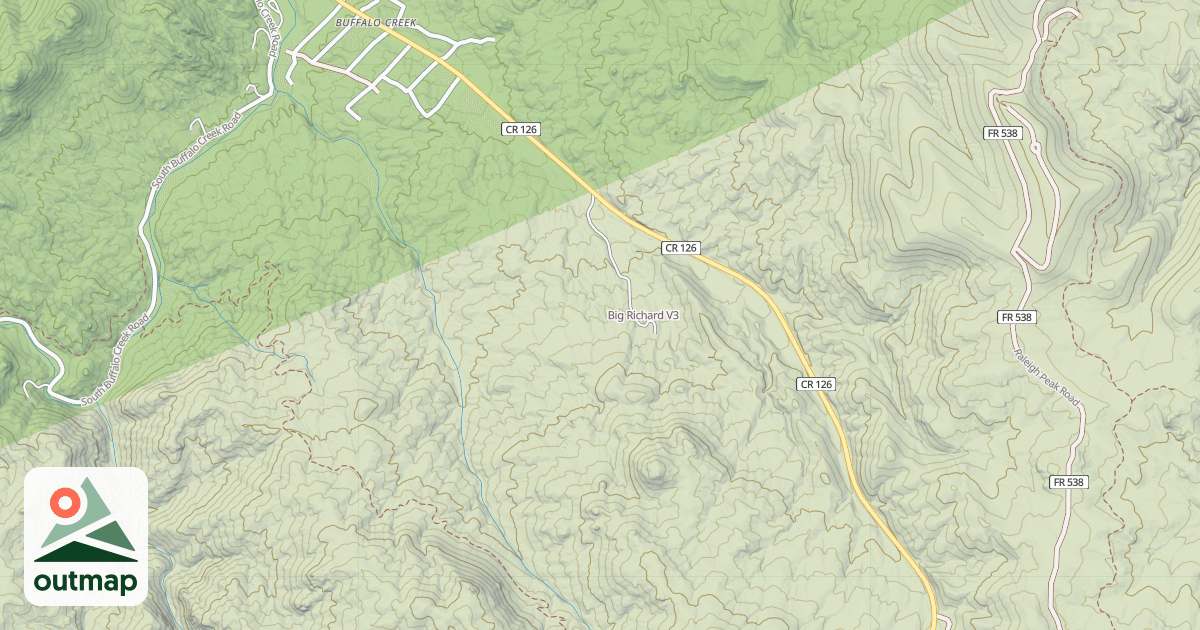 Map of Big Richard