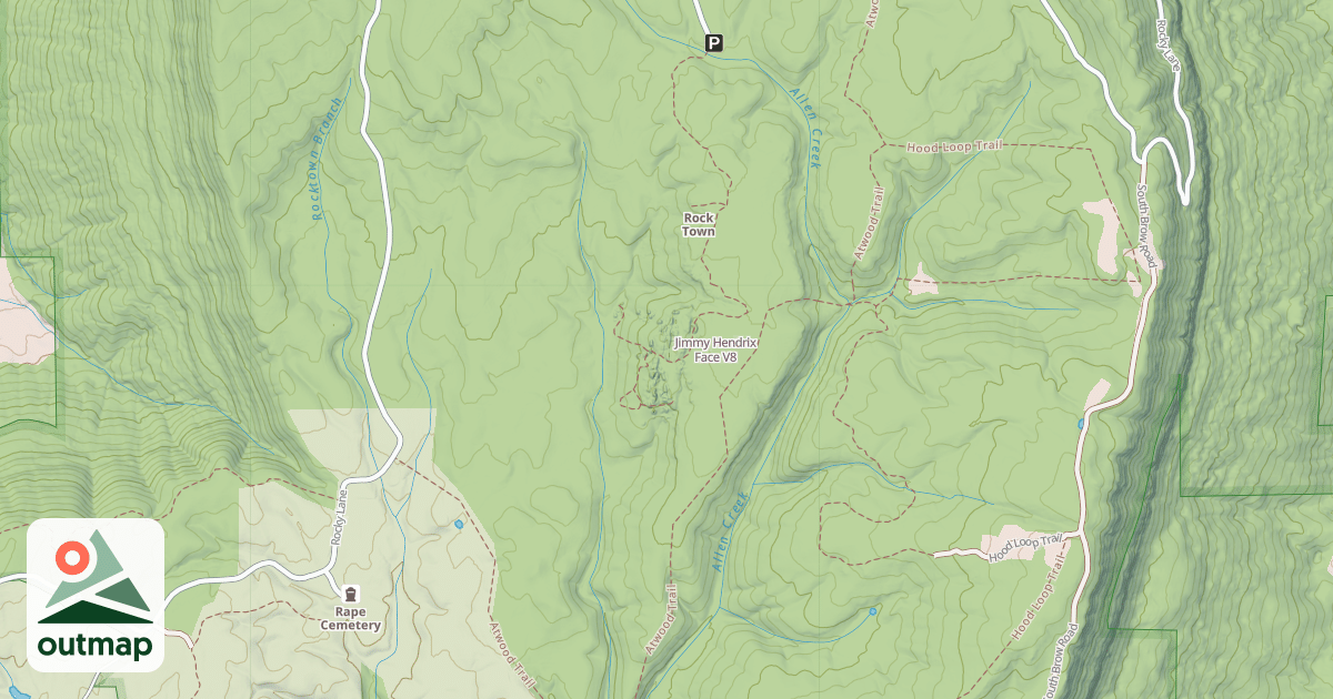 Map of Jimmy Hendrix Face