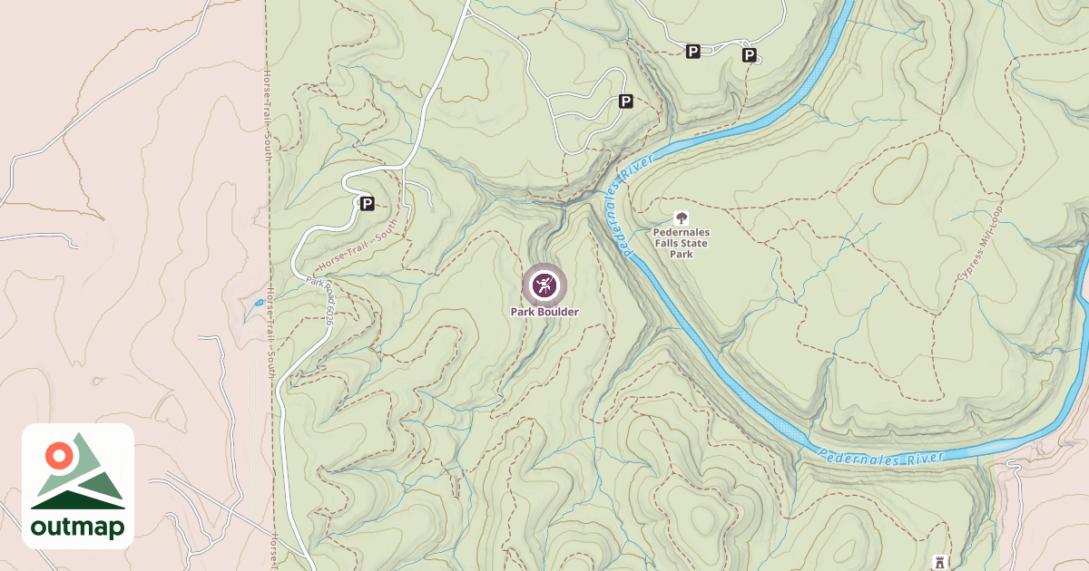 Map of Park Boulder