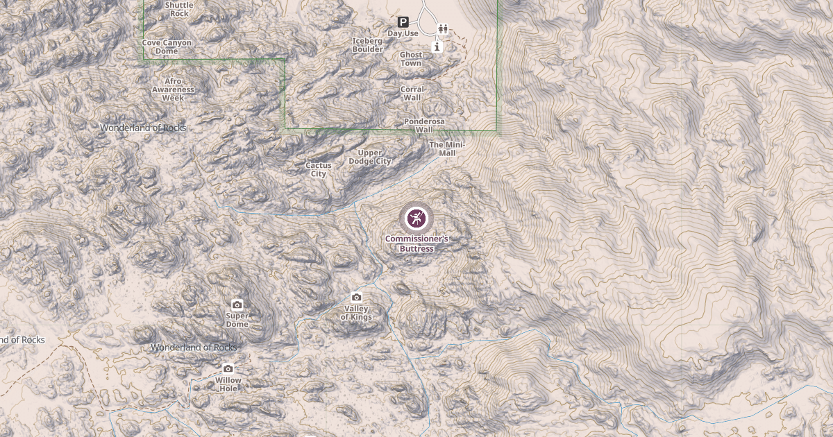 Map preview of Commissioner's Buttress
