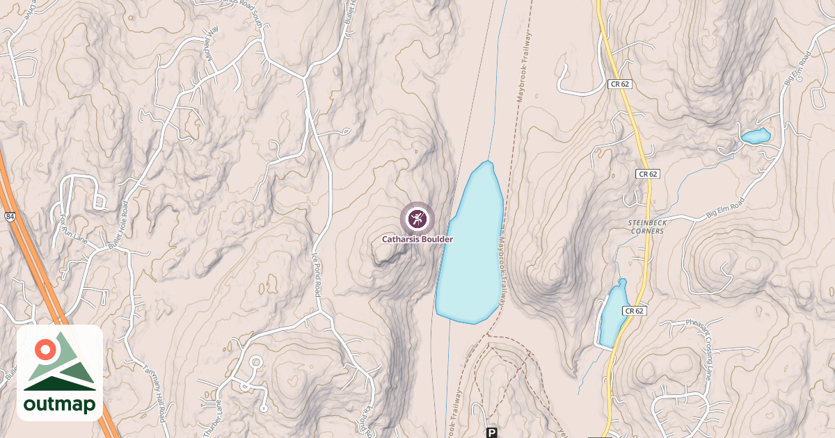Map of Catharsis Boulder