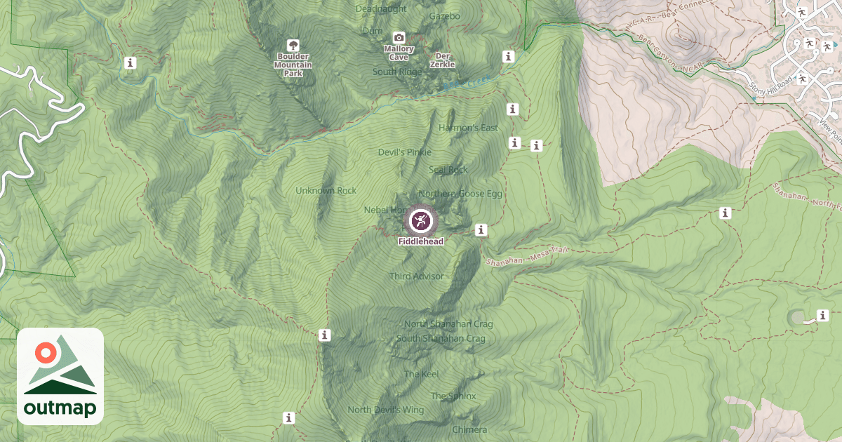 Map of Fiddlehead